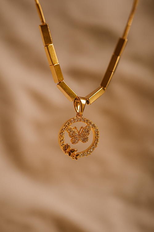 Aurora Flight anti tarnish necklace