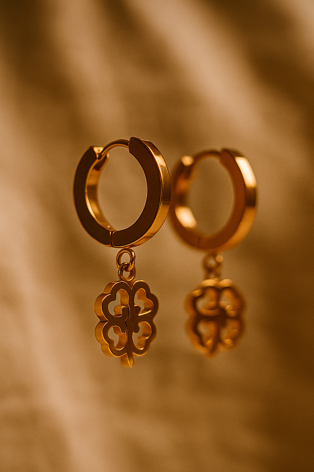 Lustra Bamboo Hoops earrings everyday